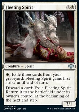 Fleeting Spirit - Innistrad: Crimson Vow (Uncommon) [VOW-14]