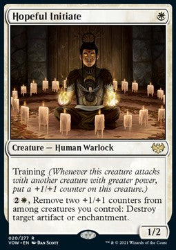 Hopeful Initiate - Innistrad: Crimson Vow (Rare) [VOW-20]