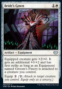 Bride's Gown - Innistrad: Crimson Vow (Uncommon) [VOW-4]