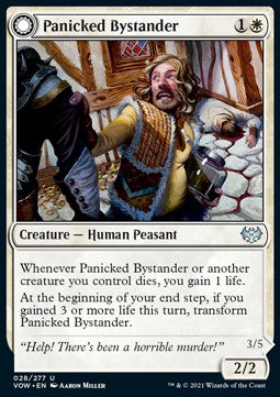 Panicked Bystander // Cackling Culprit - Innistrad: Crimson Vow (Uncommon) [VOW-28]