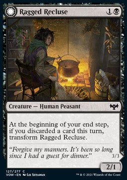 Ragged Recluse // Odious Witch - Innistrad: Crimson Vow (Common) [VOW-127]