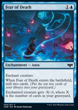 Fear of Death - Innistrad: Crimson Vow (Common) [VOW-59]
