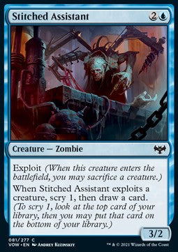 Stitched Assistant - Innistrad: Crimson Vow (Common) [VOW-81]