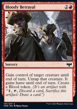 Bloody Betrayal - Innistrad: Crimson Vow (Common) [VOW-147]