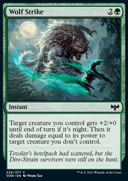 Wolf Strike - Innistrad: Crimson Vow (Common) [VOW-228]