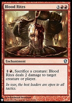 Blood Rites - The List (Uncommon) [ZNL-101]