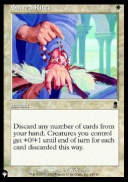 Sacred Rites - The List (Common) [ZNL-44]