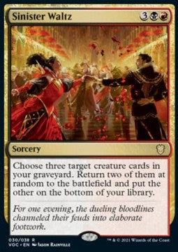 Sinister Waltz (V.1) - Commander: Innistrad: Crimson Vow (Rare) [VOC-30]