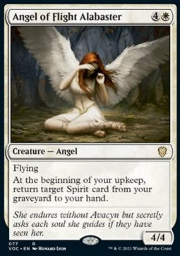 Angel of Flight Alabaster - Commander: Innistrad: Crimson Vow (Rare) [VOC-77]