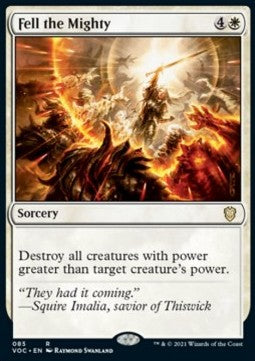 Fell the Mighty - Commander: Innistrad: Crimson Vow (Rare) [VOC-85]