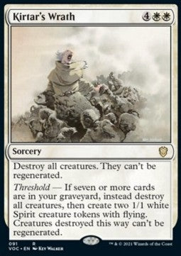 Kirtar's Wrath - Commander: Innistrad: Crimson Vow (Rare) [VOC-91]