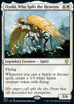 Oyobi, Who Split the Heavens - Commander: Innistrad: Crimson Vow (Rare) [VOC-95]
