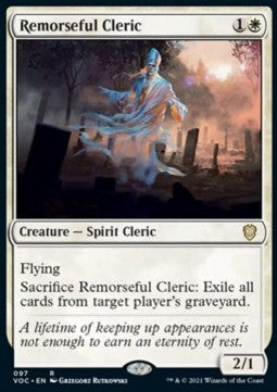 Remorseful Cleric - Commander: Innistrad: Crimson Vow (Rare) [VOC-97]