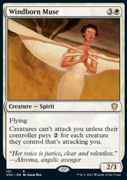 Windborn Muse - Commander: Innistrad: Crimson Vow (Rare) [VOC-101]
