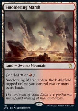 Smoldering Marsh - Commander: Innistrad: Crimson Vow (Rare) [VOC-183]