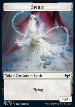 Spirit Token (White 4/4) - Innistrad: Crimson Vow: Extras (Token) [XVOW-T03]