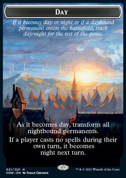 Day // Night - Innistrad: Crimson Vow: Extras (Token) [XVOW-T21]