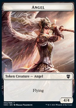 Angel Token (W 4/4) // Clue Token - Commander: Innistrad: Crimson Vow (Token) [VOC-T 2/5]