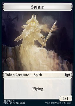 Spirit Token (W 1/1) // Copy Token - Innistrad: Crimson Vow: Extras (Token) [XVOW-T 2/19]