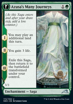 Azusa's Many Journeys // Likeness of the Seeker - Kamigawa: Neon Dynasty (Uncommon) [NEO-172]