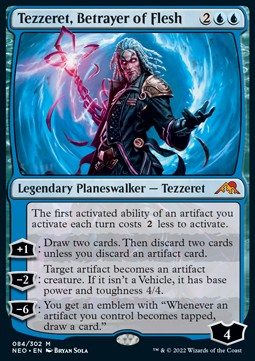 Tezzeret, Betrayer of Flesh - Kamigawa: Neon Dynasty (Mythic) [NEO-84]