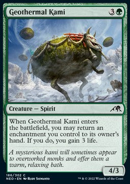 Geothermal Kami - Kamigawa: Neon Dynasty (Common) [NEO-186]