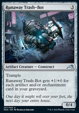 Runaway Trash-Bot - Kamigawa: Neon Dynasty (Uncommon) [NEO-257]
