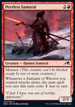 Peerless Samurai - Kamigawa: Neon Dynasty (Common) [NEO-156]