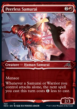 Peerless Samurai - Kamigawa: Neon Dynasty: Extras (Common) [XNEO-322]