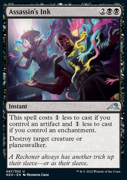 Assassin's Ink - Kamigawa: Neon Dynasty (Uncommon) [NEO-87]