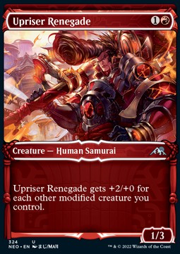 Upriser Renegade - Kamigawa: Neon Dynasty: Extras (Uncommon) [XNEO-324]