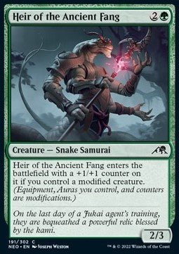 Heir of the Ancient Fang - Kamigawa: Neon Dynasty (Common) [NEO-191]