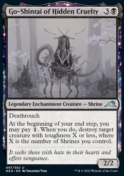 Go-Shintai of Hidden Cruelty - Kamigawa: Neon Dynasty (Uncommon) [NEO-97]