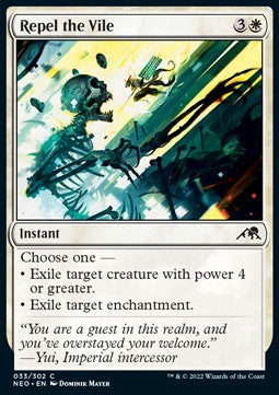 Repel the Vile - Kamigawa: Neon Dynasty (Common) [NEO-33]
