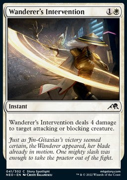 Wanderer's Intervention - Kamigawa: Neon Dynasty (Common) [NEO-41]