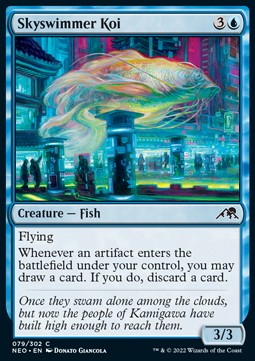 Skyswimmer Koi - Kamigawa: Neon Dynasty (Common) [NEO-79]