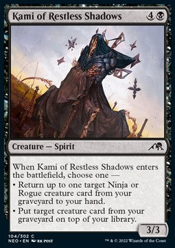 Kami of Restless Shadows - Kamigawa: Neon Dynasty (Common) [NEO-104]