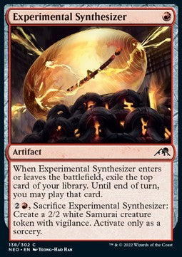 Experimental Synthesizer - Kamigawa: Neon Dynasty (Common) [NEO-138]