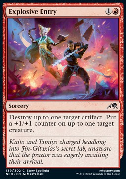 Explosive Entry - Kamigawa: Neon Dynasty (Common) [NEO-139]