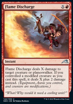 Flame Discharge - Kamigawa: Neon Dynasty (Uncommon) [NEO-142]