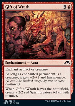 Gift of Wrath - Kamigawa: Neon Dynasty (Common) [NEO-143]