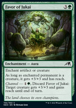 Favor of Jukai - Kamigawa: Neon Dynasty (Common) [NEO-184]