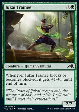 Jukai Trainee - Kamigawa: Neon Dynasty (Common) [NEO-196]