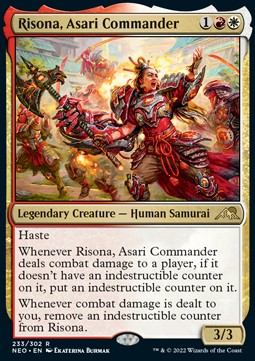 Risona, Asari Commander - Kamigawa: Neon Dynasty (Rare) [NEO-233]