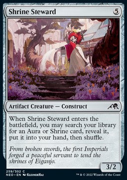 Shrine Steward - Kamigawa: Neon Dynasty (Common) [NEO-259]