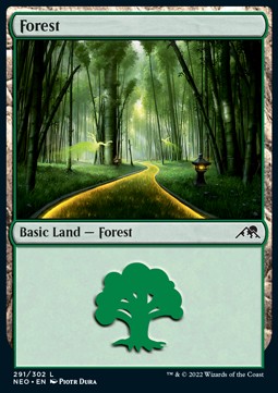 Forest (V.3) - Kamigawa: Neon Dynasty (Land) [NEO-291]