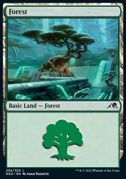Forest (V.4) - Kamigawa: Neon Dynasty (Land) [NEO-292]