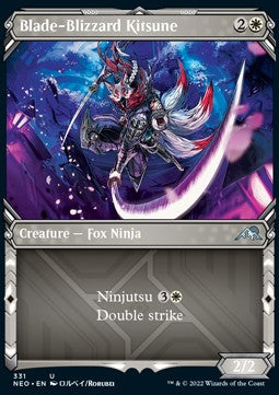 Blade-Blizzard Kitsune - Kamigawa: Neon Dynasty: Extras (Uncommon) [XNEO-331]