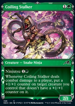 Coiling Stalker - Kamigawa: Neon Dynasty: Extras (Common) [XNEO-346]