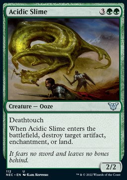 Acidic Slime - Commander: Kamigawa: Neon Dynasty (Uncommon) [NEC-112]
